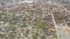 Helicopter footage shows flooding and damage after Cyclone Idai in Beira, Mozambique, March 17, 2019 in this image taken from a social media video on March 18, 2019. (International Federation Of Red Cross And Red Crescent Societies)