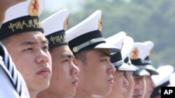 中国海军驻港官兵