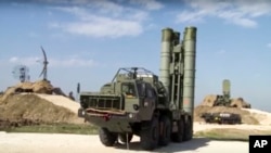 러시아의 S-400 지대공 미사일.