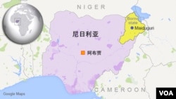 尼日利亚地图