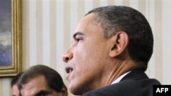 Tổng thống Hoa Kỳ Barack Obama hội kiến với nhà lãnh đạo Qatar Sheikh Hamad bin Khalifa Al Thani tại Tòa Bạch Ốc