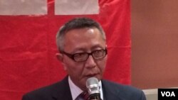 达赖喇嘛驻北美办事处华人事务负责人贡嘎扎西（美国之音 方冰拍摄）