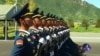 中国开放阅兵训练基地供外媒采访