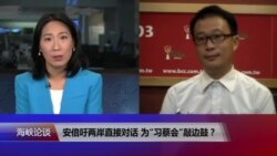 海峡论谈：安倍吁两岸直接对话 为"习蔡会"敲边鼓？