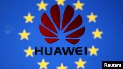 华为标志与欧盟标志