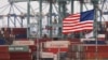 Các container của Trung Quốc nằm trong cảng Los Angeles ở Long Beach, California (ảnh tư liệu, tháng 5/2019).