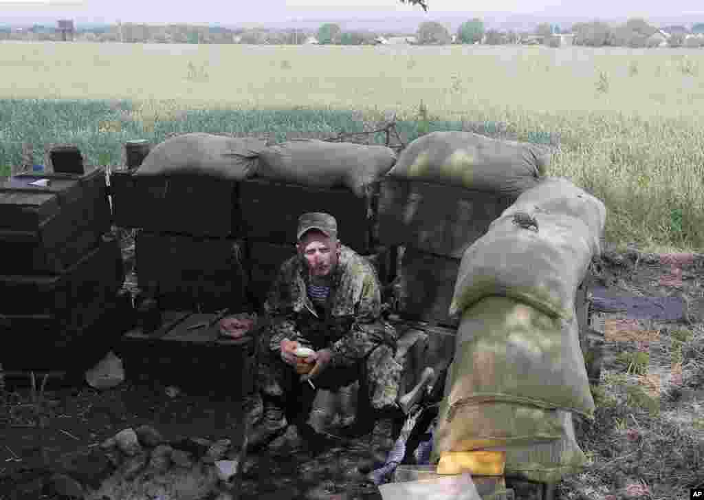Українська армія біля Слов'янська.