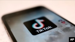 资料图：手机上的TikTok应用程序。