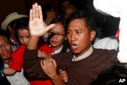 缅甸民主活动人士觉敏友（Kyaw Min Yu）（2012年1月13日资料照片）