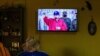 El presidente de Nicaragua, Daniel Ortega, durante un acto en Managua el 21 de febrero de 2022, en el que defendió el reconocimiento por Rusia de las regiones separatistas ucranianas.