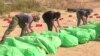 军队与消防员并肩对抗野火