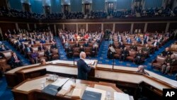 Звернення президента США Джо Байдена із промовою "Про стан справ у країні" 1 березня 2022. Shawn Thew/Pool via AP
