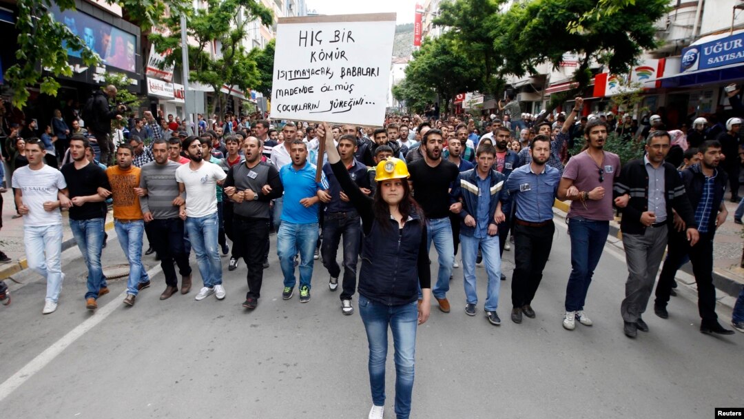 Soma’daki protestolar