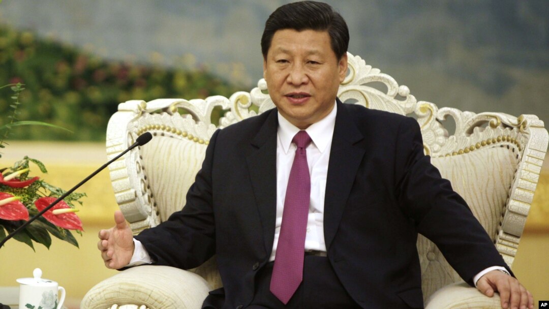 Chinese Vice President Xi Jinping meets with Egypt's President Mohammed Morsi, unseen, at the Great Hall of the People in Beijing Wednesday, Aug. 29, 2012.