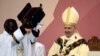 Pope Francis celebrates Mass at Zimpeto Stadium in Maputo, Mozambique, Sept. 6, 2019.