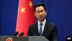 中国外交部发言人耿爽(资料照片)