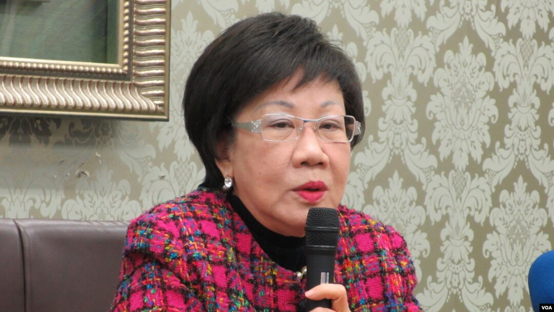台灣前副總統呂秀蓮(美國之音張永泰拍攝)