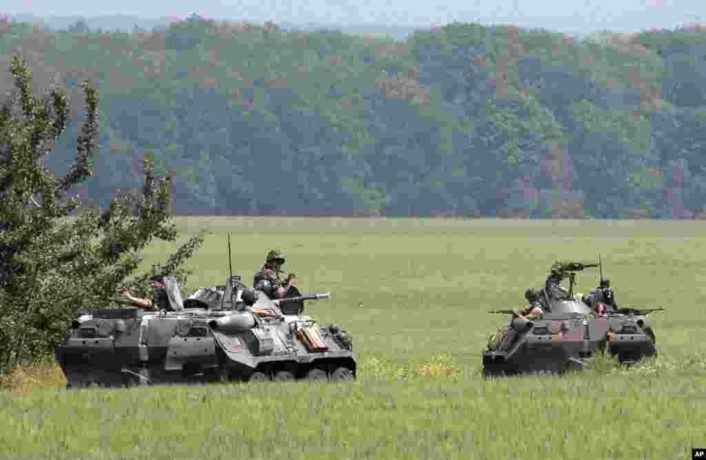 Українська армія біля Слов'янська.