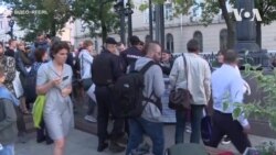 У Москві затримали 10 учасників акції на підтримку Сенцова. Відео
